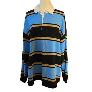 NWOT H&M Striped rugby top size L